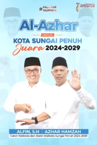 Alfin-Azhar Unggul di Pilwako Sungai Penuh, Raih 38,26% Suara.