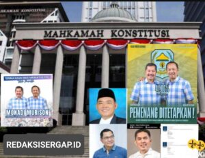 Gugatan Darmadi, Deri dan Tafyani Kasim Resmi Ditolak MK, Monadi-Murison akan Dilantik 20 Februari 2025