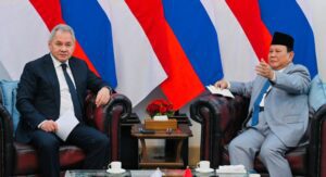 Presiden Prabowo Subianto Terima Kunjungan Kehormatan Sekretaris Dewan Keamanan Federasi Rusia di Istana Merdeka.