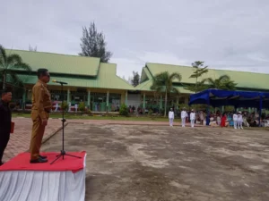 Wabup Pessel Risnaldi Ibrahim, Hadiri Upacara Pelantikan Taruna Angkatan XXIII SMKN 2 Painan